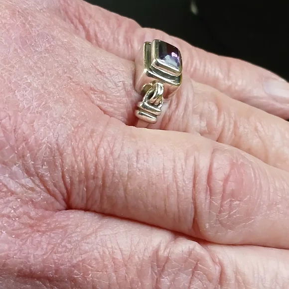 ✨️Silpada Amethyst 925 Misty Morning  Ring✨️ R-1158  Size 5 - Picture 8 of 10